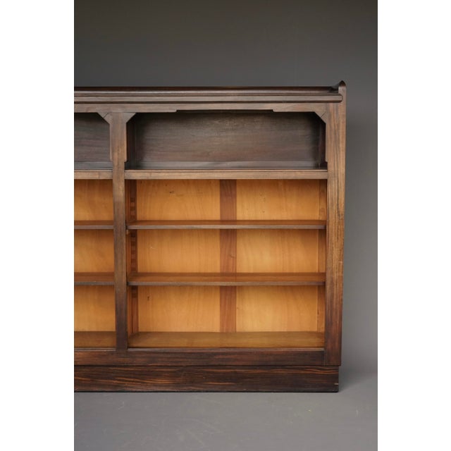Art Deco Amsterdam School Bookcase from C.H.Eckhart, 1920s For Sale - Image 6 of 14