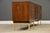 American of Martinsville 1960s Refinished 78” American of Martinsville Walnut and Brass Dresser For Sale - Image 4 of 12