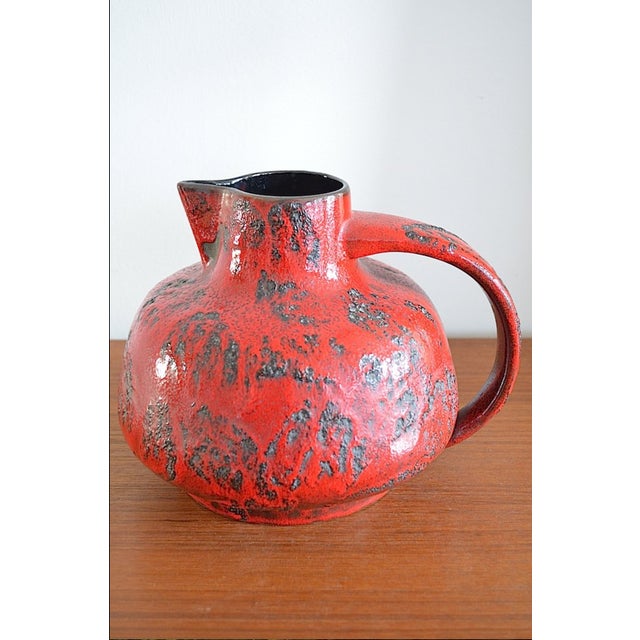 Fat Lava Ceramic Vase by Gräflich Ortenburg, 1960s For Sale - Image 3 of 10