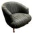 Bert Rouched Leather Lounge Chair by Dyphor New York For Sale