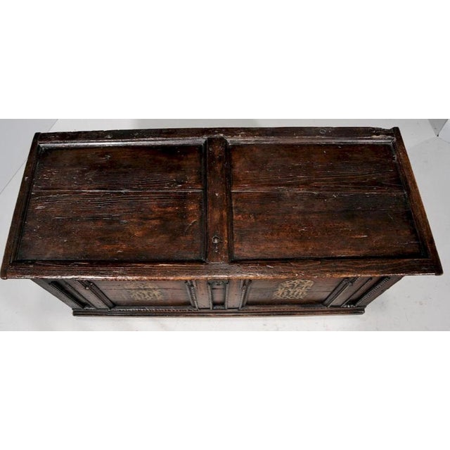 Late 18th Century Late 18th Century Continental Baroque Paneled Chest For Sale - Image 5 of 7