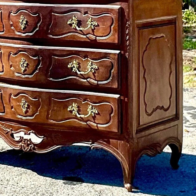 Antique Regency 19th Century Carved French Chest of Drawers For Sale - Image 13 of 14