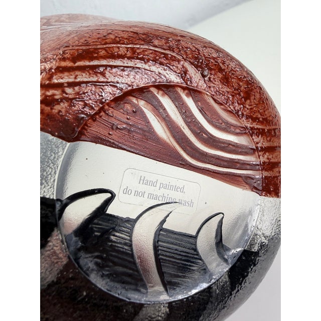 Vintage Art Glass Bowl by Kosta Boda, Sweden, 1990s For Sale - Image 9 of 13