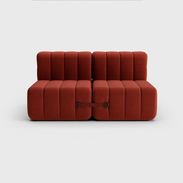 Two-Seater Modular Sofa in Dama Fabric by Ambivalenz, Set of 4 For Sale - Image 6 of 18