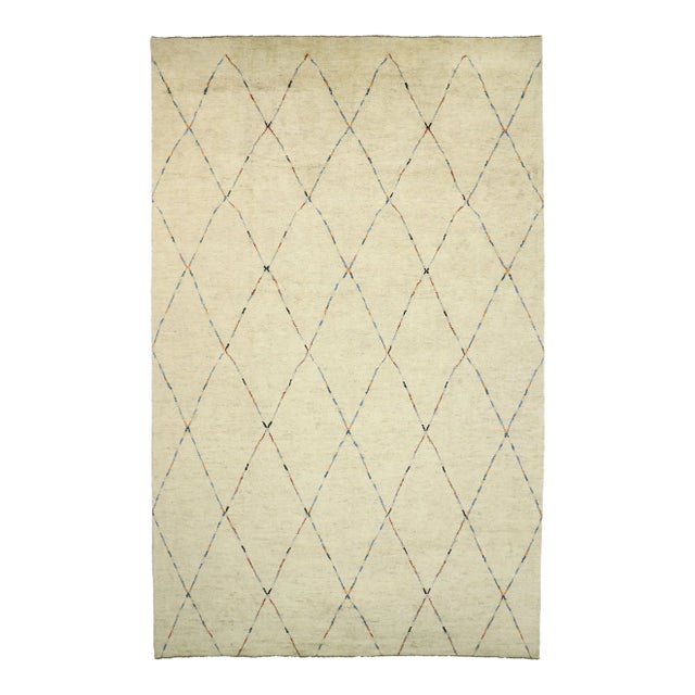 Room Size Moroccan Style Gallery Rug - 12'05 X 19'08 For Sale