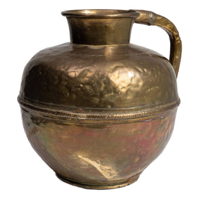 19th Century France Brass Jar For Sale