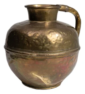 19th Century France Brass Jar
