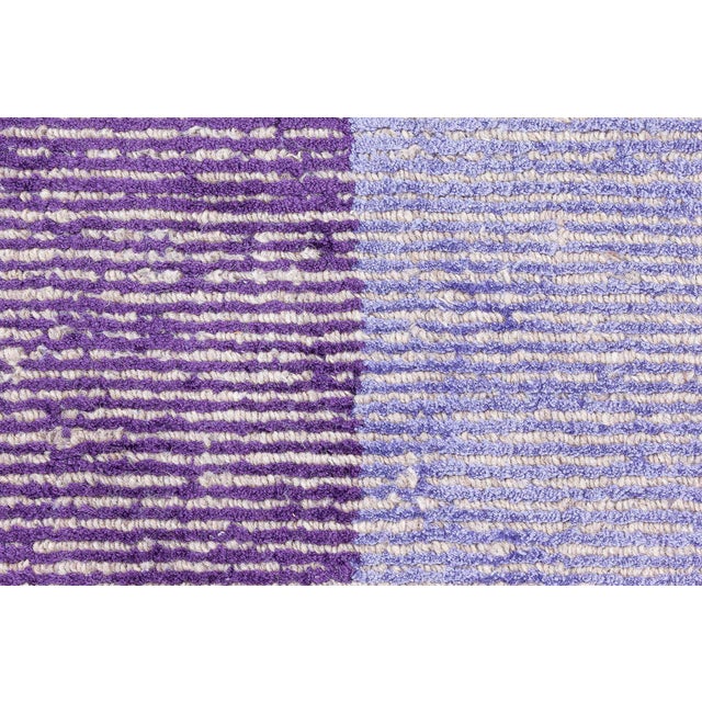Textile High-Quality Contemporary Valeno Grid Rug by Doris Leslie Blau For Sale - Image 7 of 8