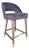 Sunpan Modern Home Black Velvet Counter Stool For Sale