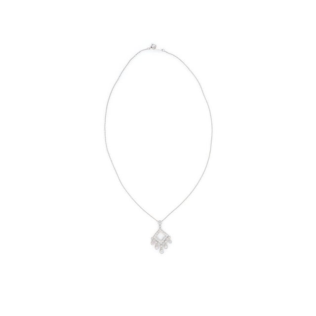 Contemporary Tiffany & Co. Jazz Legacy Diamond Necklace in Platinum For Sale - Image 3 of 6