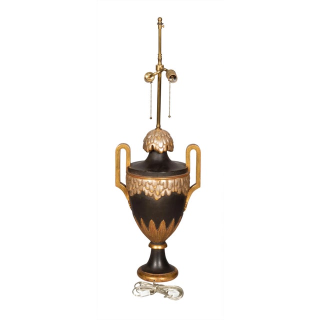 Neoclassical Style Composition Table Lamps - a Pair For Sale - Image 10 of 12