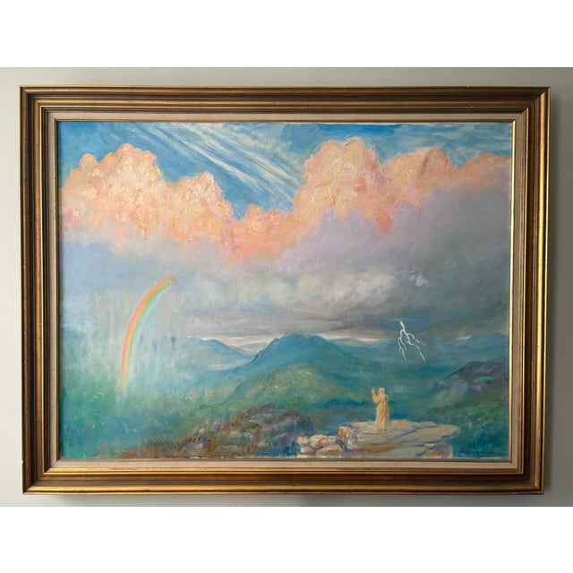 Frederic Van Vliet Baker (American 1876-1964). Oil on canvas, signed lower right. In gilt painted wood frame. Frederic Van...