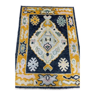 Turkish Oushak Rug 2'2" x 3' For Sale