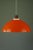 Orange Pendant Lamp by Uno & Östen Kristiansson for Luxus, Vittsjö, Sweden, 1960s For Sale - Image 8 of 12