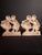 Antique Hubley 332 Cast Iron Kissing Dutch Kids Bookends Pair Original Paint 1920s For Sale - Image 13 of 17