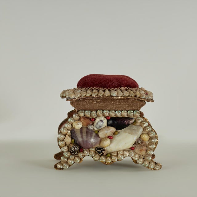 Pair of Antique British Colonial Sailor Valentine Boxes For Sale - Image 12 of 15