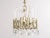 Scolari 1970s crystal/metal chandelier.