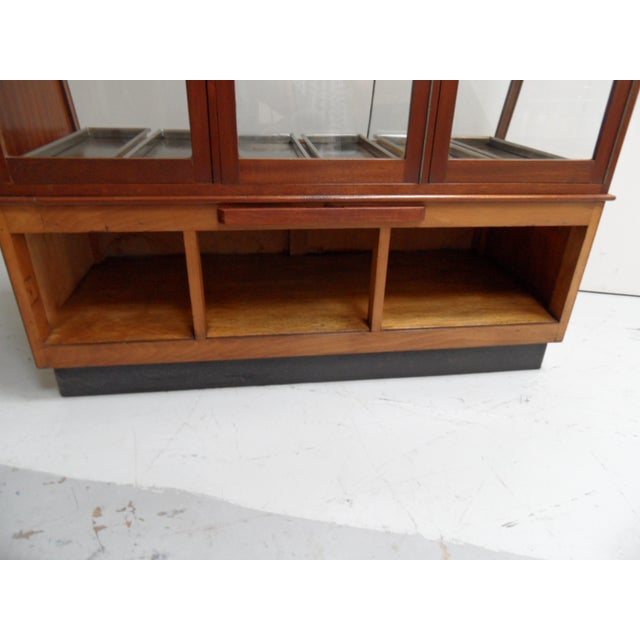 Antique Mahogany Bakery Display Cabinet, 1920s For Sale - Image 14 of 18