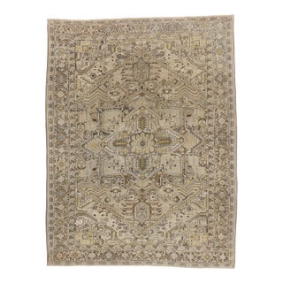 Antique Persian Heriz Rug, 09'03 X 12'00 For Sale