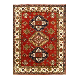 2020s Fine Hand Knotted Kazak Design