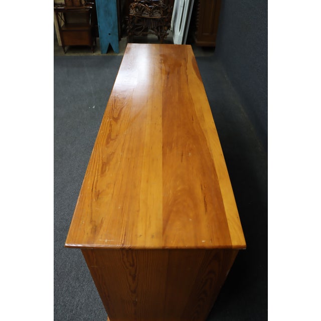 Pine Three-Door Sideboard/Store Counter With Three Drawers For Sale - Image 14 of 15