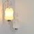 Italian Wall Lights in Chrome Plating and Glass, 1970s, Set of 2, in Very Good conditions. Designed 1970 to 1979 European...