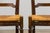 Antique French Louis XVI Style Ladder Back Walnut Dining Chairs W/ Rush Seats - Set of 8 For Sale In New York - Image 6 of 18