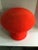Contemporary 1970s Red Shag Mushroom Shaped Ottoman For Sale - Image 3 of 5