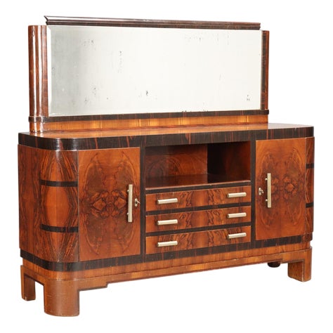 Dresser with Mirror, 1930s For Sale