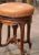 19th Century French Louis XV Walnut and Leather Adjustable Piano Stool For Sale In Dallas - Image 6 of 9