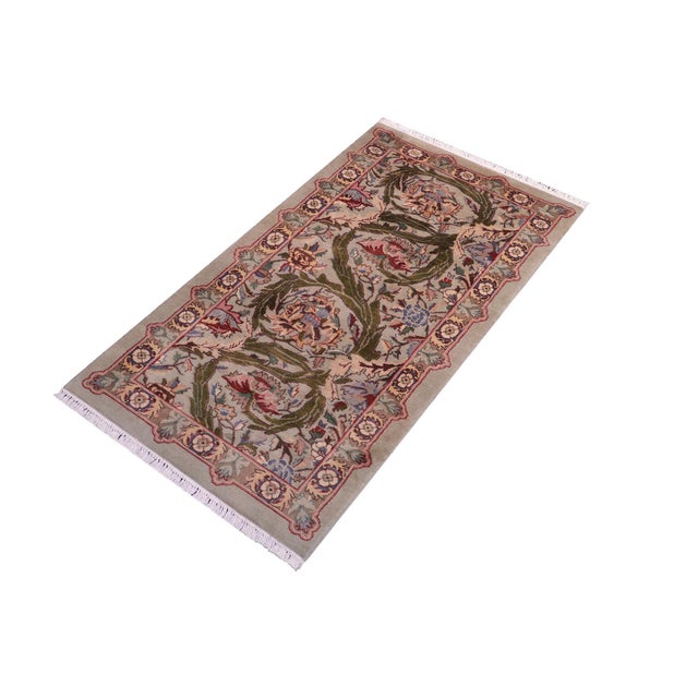 Designed with mesmerizing intricacy and gorgeous color palette, this hand-knotted masterpiece demonstrates the beauty and...