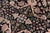 Botanical 1990's Pak-Persian Black/Gold Wool Round Rug- 8'2'' X 8'3'' For Sale - Image 4 of 9