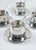Italian Stainless Steel Espresso Set by AMC Art Design, 1980, Set of 20 For Sale - Image 3 of 7