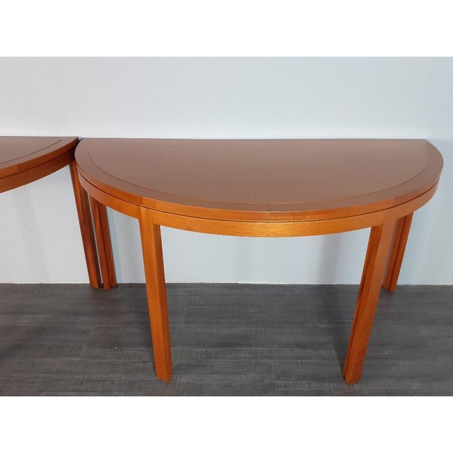 Mid-Century Danish Console Tables by Christian Hvidt for Søborg Møbelfabrik, 1960s, Set of 2 For Sale - Image 10 of 18