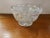 Traditional Vintage Bohemian Czech Crystal Oval Bowl With Ruffled Edges For Sale - Image 3 of 6