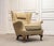 Beige Wingback Lounge Chair by Ernst Kühn for Lysberg Hansen & Therp, Copenhagen, 1930s For Sale - Image 8 of 12