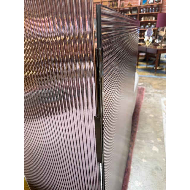 Contemporary folding screen by Ronan & Erwan Bouroullec, designed in 2018, featuring four articulated panels composed of...