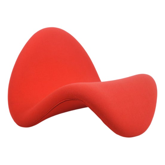 Red F577 Tongue by Pierre Paulin for Artifort For Sale
