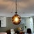 Brown Portuguese Art Deco Globe Pendant Light by Marinha Grande, 1960s For Sale - Image 8 of 17