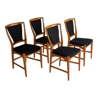1950s Set of 4 Swedish Dining Chairs For Sale