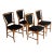 1950s Set of 4 Swedish Dining Chairs For Sale
