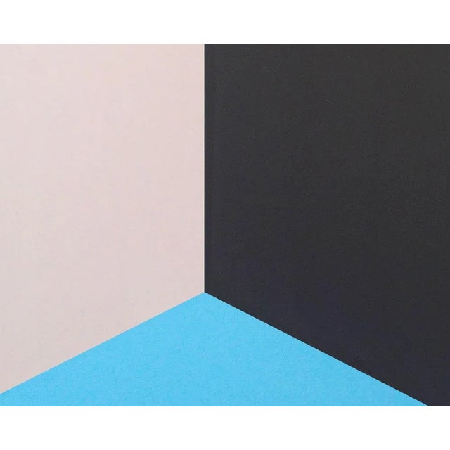 Abstract Contemporary Abstract Acrylic on Aluminum Honeycomb Painting "Bell Butterfly" by Brent Hallard For Sale - Image 3 of 4