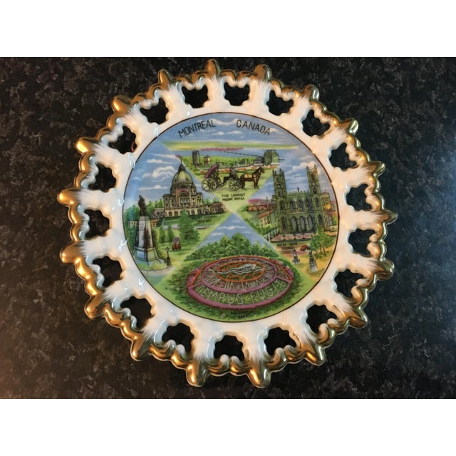 Handmade Openwork ESD Japanese Porcelain Wall Plate, 1950s For Sale - Image 16 of 16