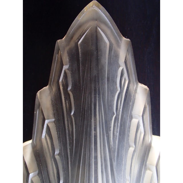Art Deco Sconces from Verrerie des Hanots, 1930s, Set of 2 For Sale - Image 3 of 16