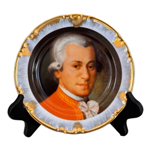 Vintage Wolfgang Amadeus Mozart Decorative Plate