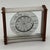 Wood Mid-Century Verichron Executive World Desk Clock For Sale - Image 7 of 12