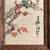 Asian Vintage Asian Inspired Handmade Needlepoint Birds and Blossoms Framed Textile Wall Art For Sale - Image 3 of 5