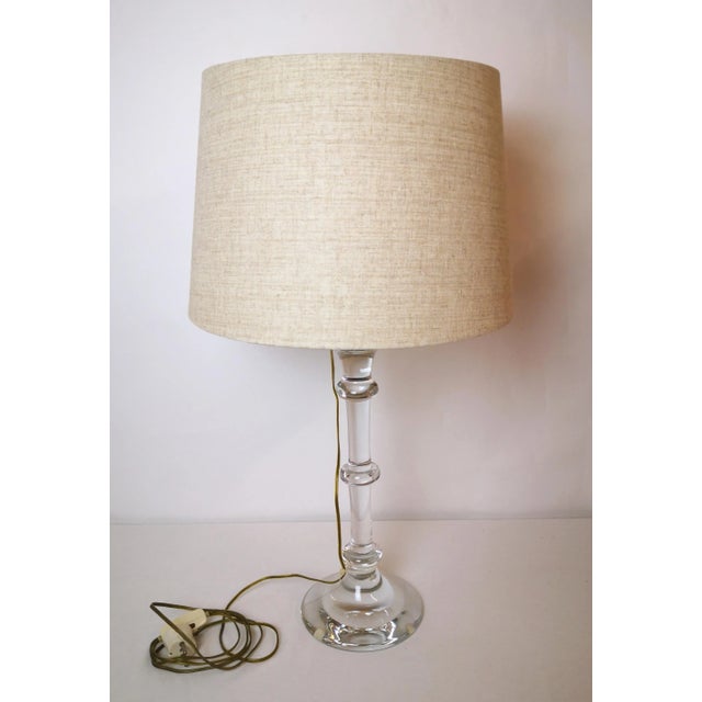 Table Lamps With Glass Base, 1960s, Set of 2 For Sale - Image 4 of 13