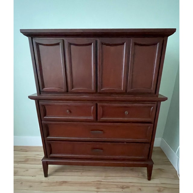 1960s Dixie Midcentury Highboy Dresser For Sale - Image 11 of 11