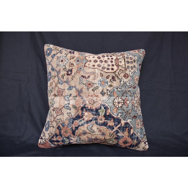 Here i am listing a 100% Handmade double knotted rug pillow cover, made from Vintage rug This’s a modern design and...